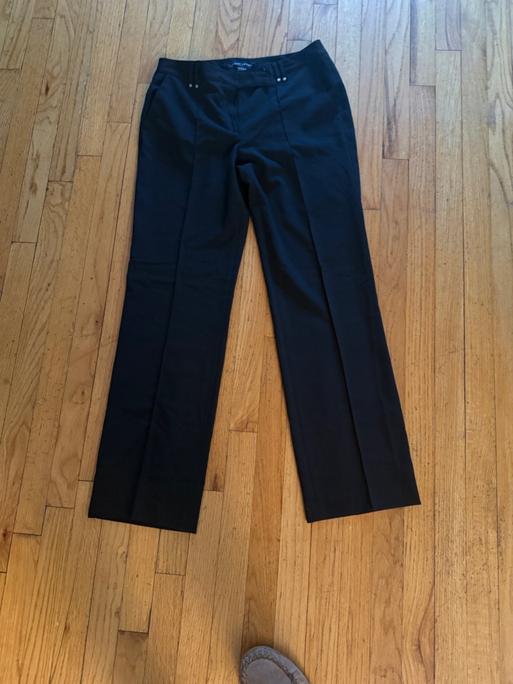 Larry Levine Classic Black Trousers